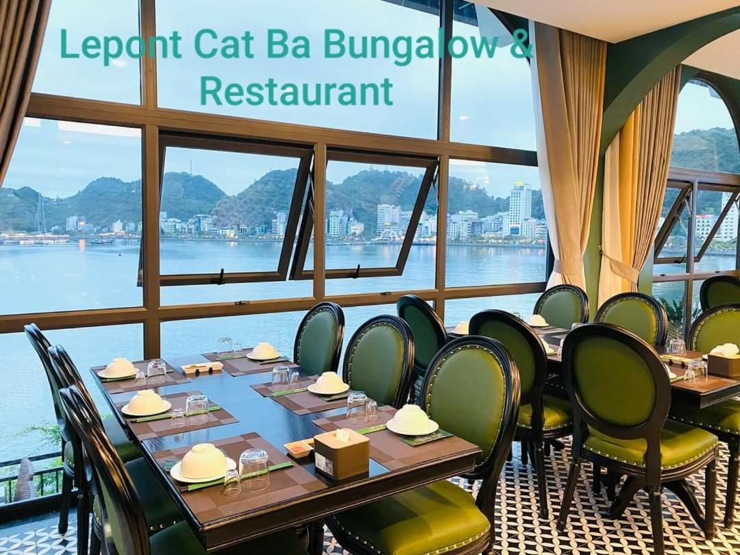 Lepont Cat Ba Bungalow Albergue Dong Khe Sau Exterior foto